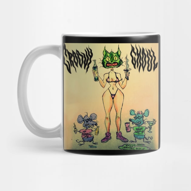 Groovy Ghoul Cat Party by Groovy Ghoul